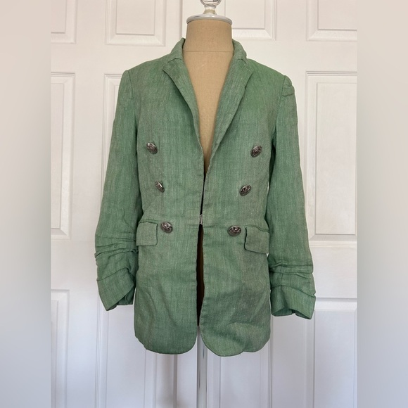 Veronica Beard Beacon Dickey Linen-blend Blazer - Picture 14 of 14
